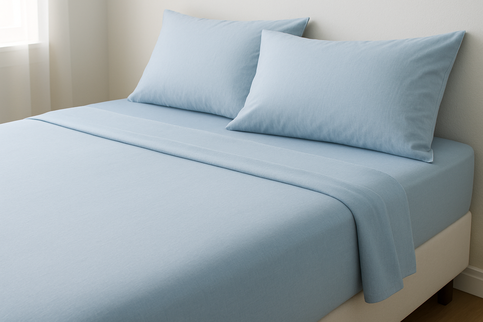 light blue queen size bed sheets