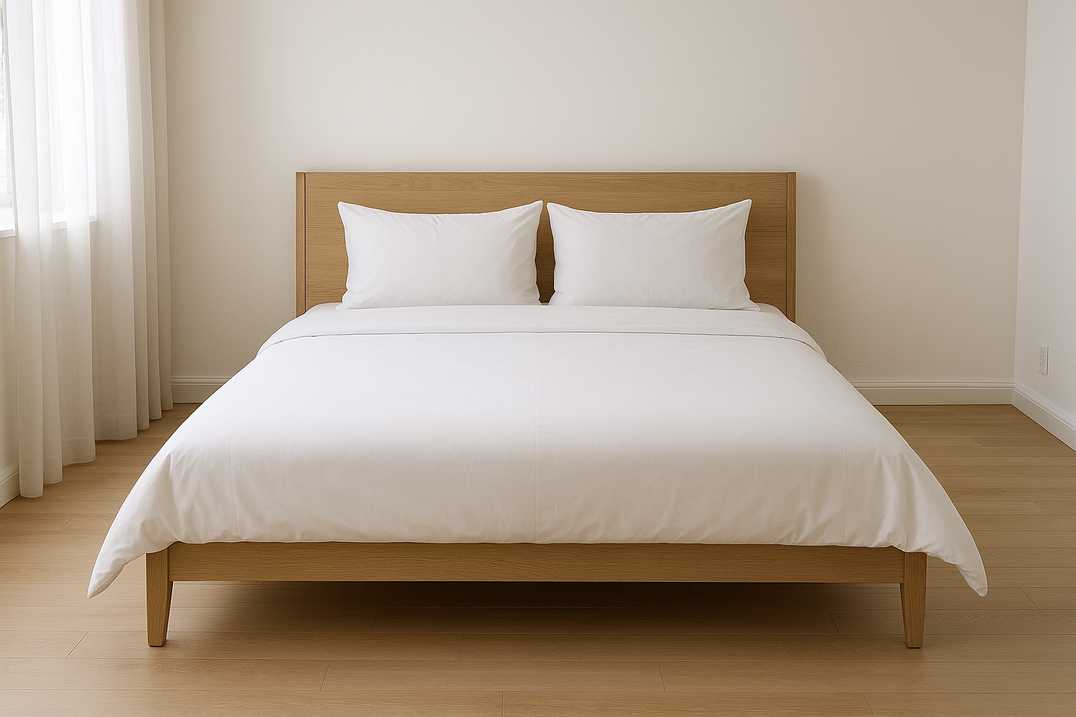 show more bed in photo